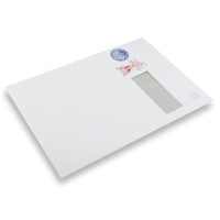 Enveloppes blanches à fenêtre A4 Enveloppes blanches à fenêtre A4